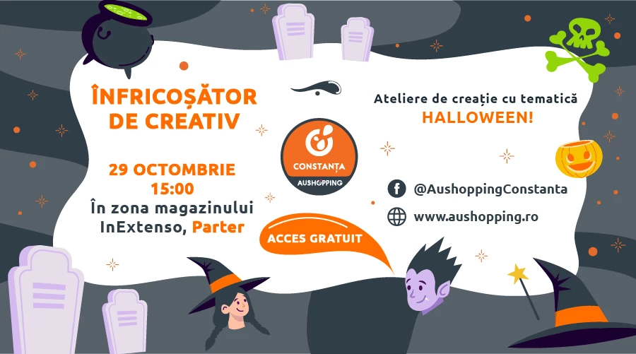 Ateliere de creație cu tematică Halloween